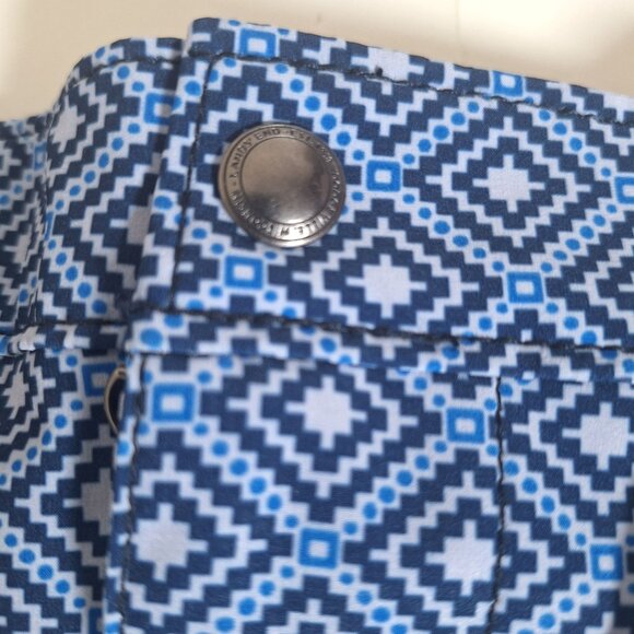 Lands End diamond patter swimming trunks size 3XL - Picture 5 of 7